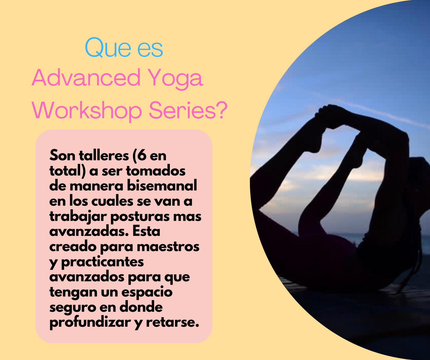 Advanced Yogi's Workshop Series